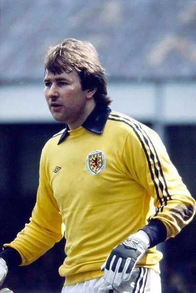Alan Rough, Scottish Goalkeeper. May 1981