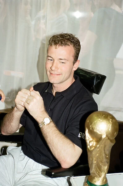 Alan Shearer announces his latest sponsorship link with World Cup sponsors Braun