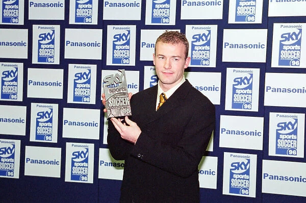 Alan Shearer at the Panasonic Sky Sports Soccer Awards 96