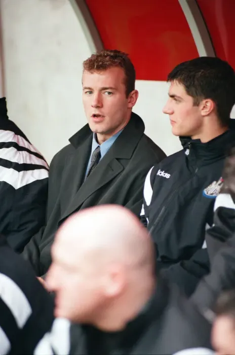 Framed Print : Alan Shearer watching the football match between Newcastle and Southampton Framed Print : Alan Shearer watching the football match between Newcastle and Southampton