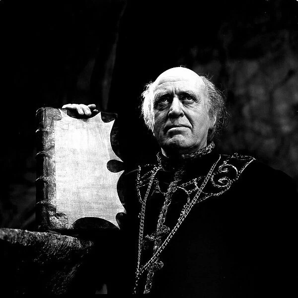 Alastair Sim as Prospero in Shakespeares The Tempest May 1962