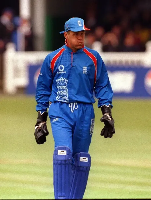 Framed Print : Alec Stewart England Captain May 1999 feeling the pressure during the Cricket World Framed Print : Alec Stewart England Captain May 1999 feeling the pressure during the Cricket World