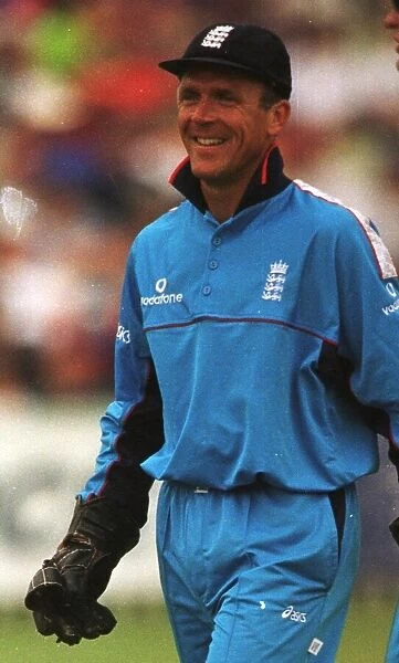 Alec Stewart England cricket captain August 1998 at the England v South Africa