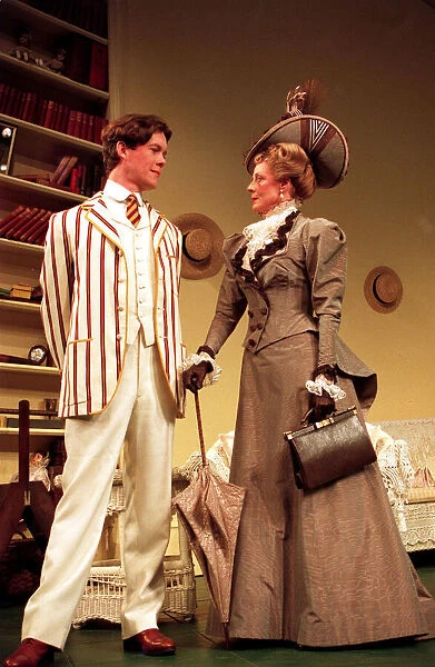 Alex Jennings and Maggie Smith as Lady Bracknell in The Importance of Being Earnest by
