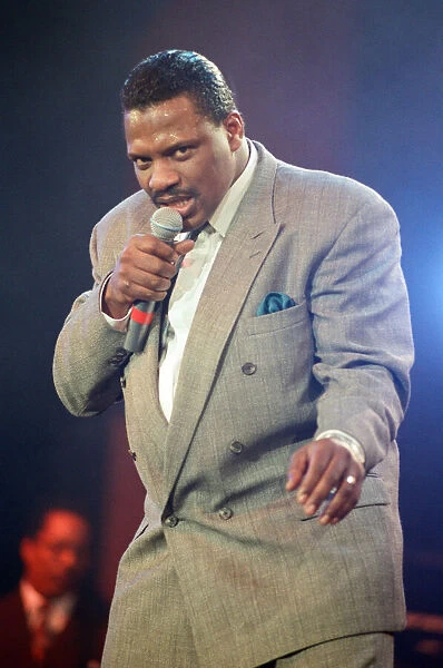Alexander O Neal performing during 'The Simple Truth'