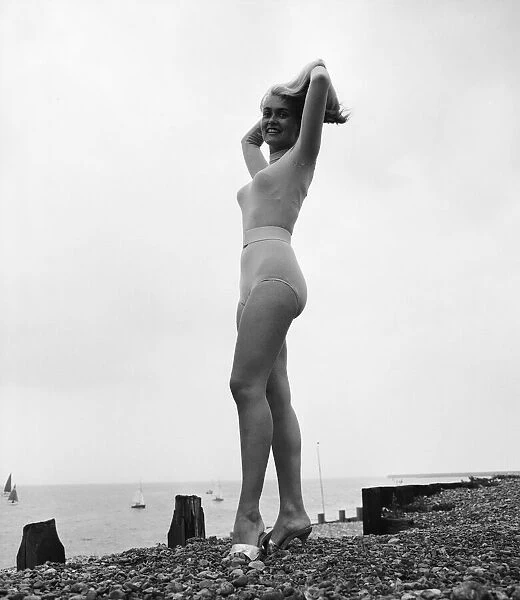 Alexandra Bastedo, 18 years old actress from Hove, Sussex, Wednesday 23rd July 1964