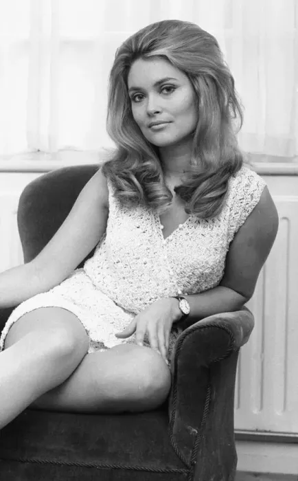 Framed Print : Alexandra Bastedo, British actress, pictured at home in London, Friday 3rd January 1969