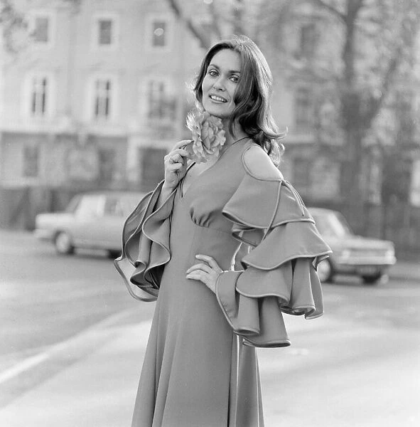 Alexandra Bastedo, British actress, unveils Tsaritsar Spring Collection in Pont Street