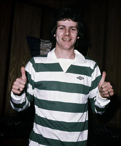 Alfie Conn of Celtic FC. March 1977