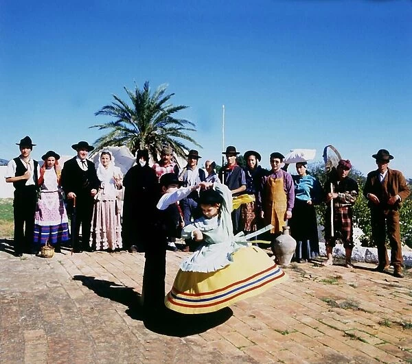 Algarve traditional Portuguese folk dancing April 1997