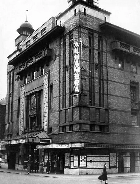 Alhambra Theatre, Glasgow, Scotland. 14th September 1953