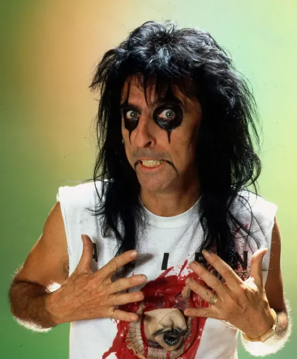 Framed Print : Alice Cooper American pop singer October 1986 Framed Print : Alice Cooper American pop singer October 1986