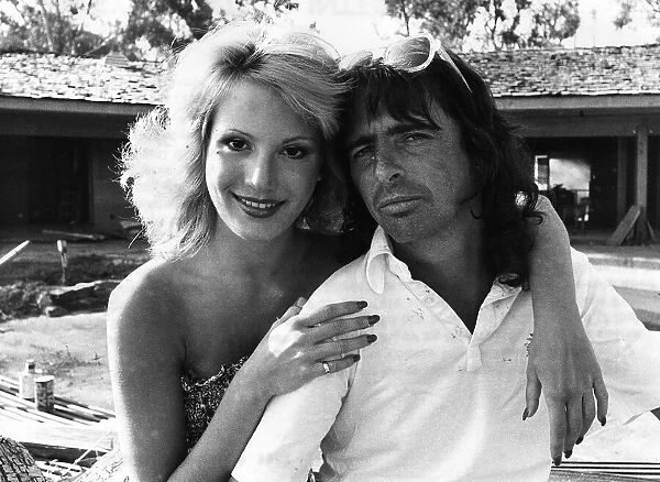 Alice Cooper American rock singer real name Vincent Furnier with wife Sheryl Goddard at