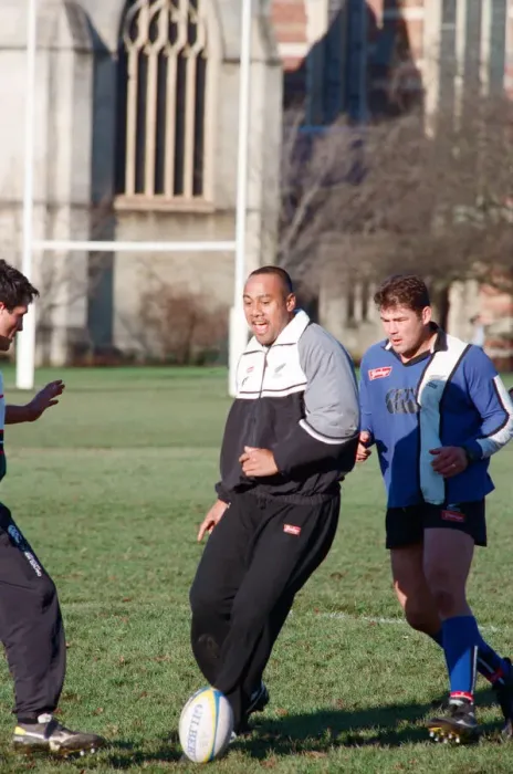 Framed Print : The All Blacks training at Rugby School. Pictured, Jonah Lomu. 2nd December 1997 Framed Print : The All Blacks training at Rugby School. Pictured, Jonah Lomu. 2nd December 1997
