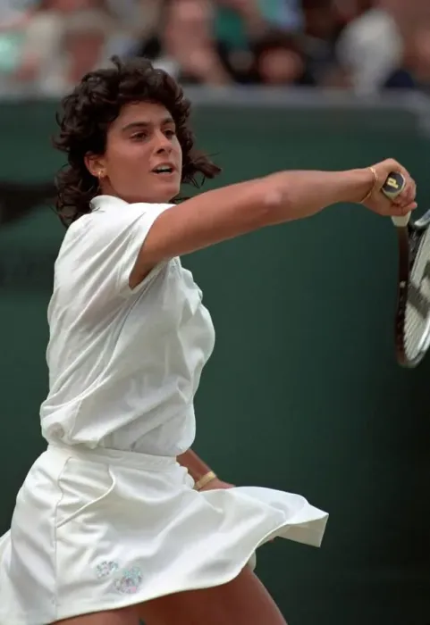 Framed Print : All England Lawn Tennis Chamionships at Wimbledon Ladies Singles Gabriella