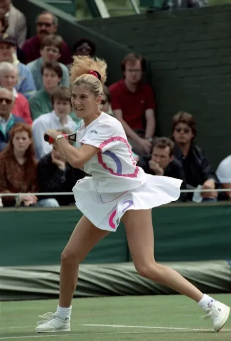 Framed Print : All England Lawn Tennis Chamionships at Wimbledon Ladies Singles Monica Seles