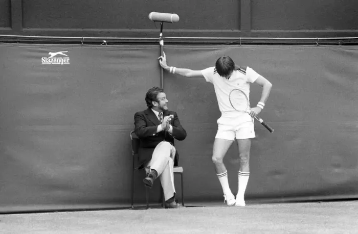 Framed Print : All England Lawn Tennis Championships: Wimbledon - 1978. Jimmy Cornors in action