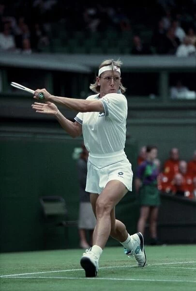 All England Lawn Tennis Championships at Wimbledon. Ladies Singles Martina