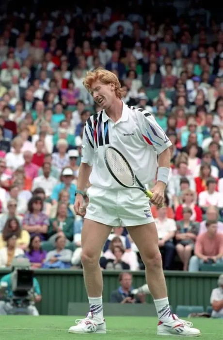 Framed Print : All England Lawn Tennis Championships at Wimbledon. Mark Woodforde shows his Framed Print : All England Lawn Tennis Championships at Wimbledon. Mark Woodforde shows his