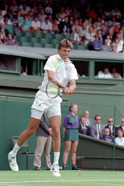 All England Lawn Tennis Championships at Wimbledon. Goran Ivanisevic in action