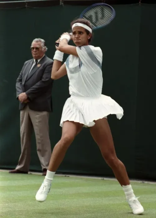 Framed Print : All England Lawn Tennis Championships at Wimbledon. Ladies Singles Mary Jo