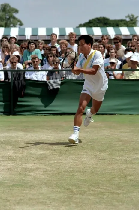 Framed Print : All England Lawn Tennis Championships at Wimbledon Action during the Mens Singles Framed Print : All England Lawn Tennis Championships at Wimbledon Action during the Mens Singles
