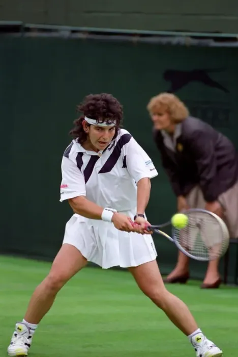 Framed Print : All England Lawn Tennis Championships at Wimbledon Ladies Singles Arantxa