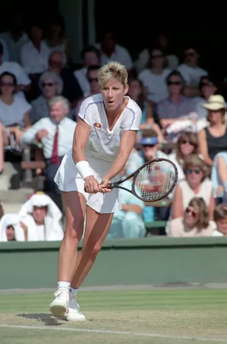 Framed Print : All England Lawn tennis Championships at Wimbledon Ladies Singles Chris Evert