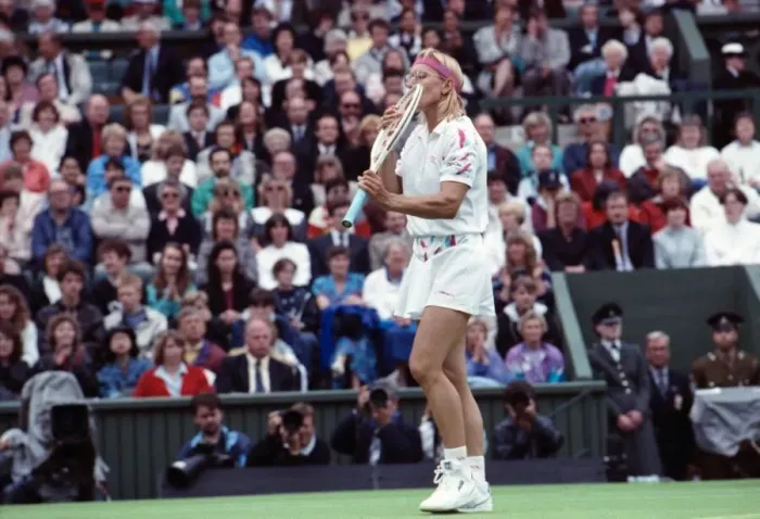 Framed Print : All England Lawn Tennis Championships at Wimbledon Ladies Singles First Round