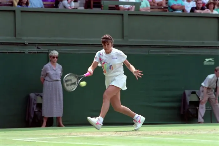 Framed Print : All England Lawn Tennis Championships at Wimbledon Ladies Singles Third Round