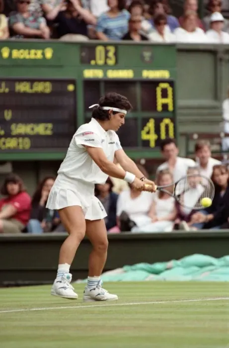 Framed Print : All England Lawn Tennis Championships at Wimbledon Ladies Singles Second Round