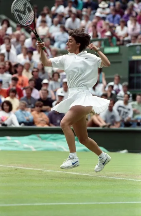 Framed Print : All England Lawn Tennis Championships at Wimbledon Ladies Singles Second Round
