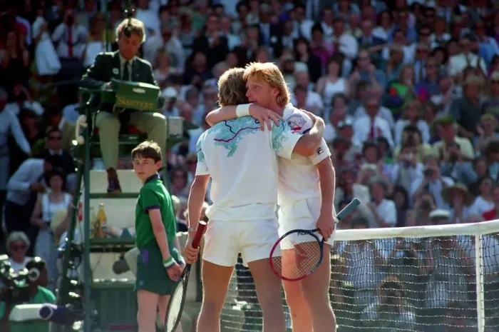 Framed Print : All England Lawn Tennis Championships at Wimbledon Mens Singles Final Boris