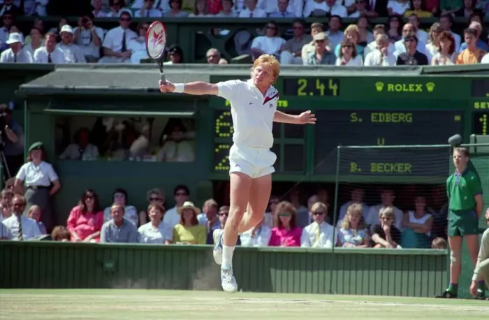 Framed Print : All England Lawn Tennis Championships at Wimbledon Mens Singles Final Boris