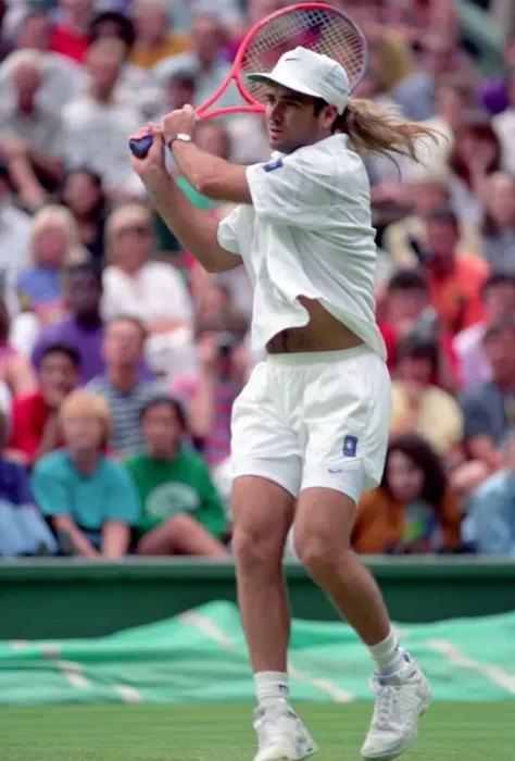Framed Print : All England Lawn Tennis Championships at Wimbledon Mens Singles First Round match