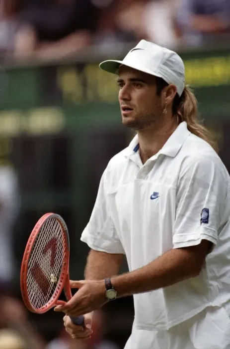 Framed Print : All England Lawn Tennis Championships at Wimbledon Mens Singles First Round match