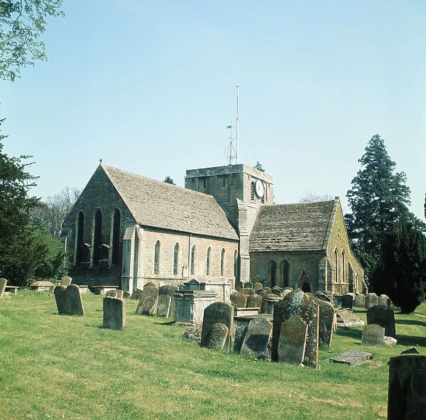 All Saints Church in Faringdon, Berkshire. 1973