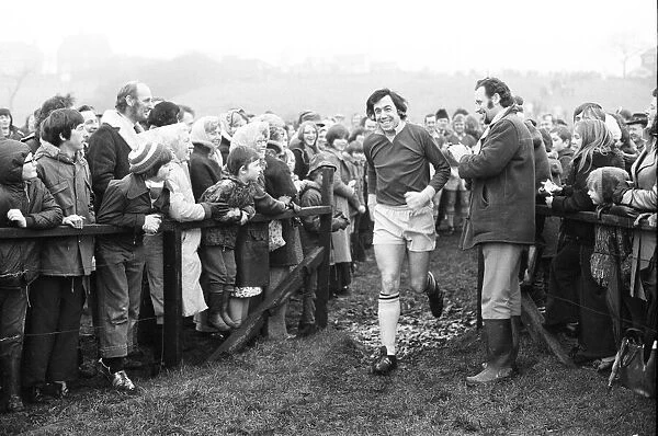 All Stars v Red Cow, friendly match at Werrington, Staffs, 28th January 1973