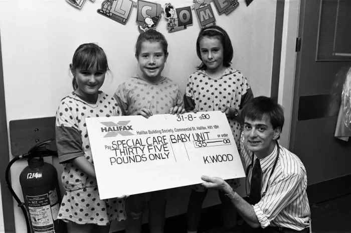 Framed Print : All our own work... three charity minded girls from Lepton have raised £ Framed Print : All our own work... three charity minded girls from Lepton have raised £