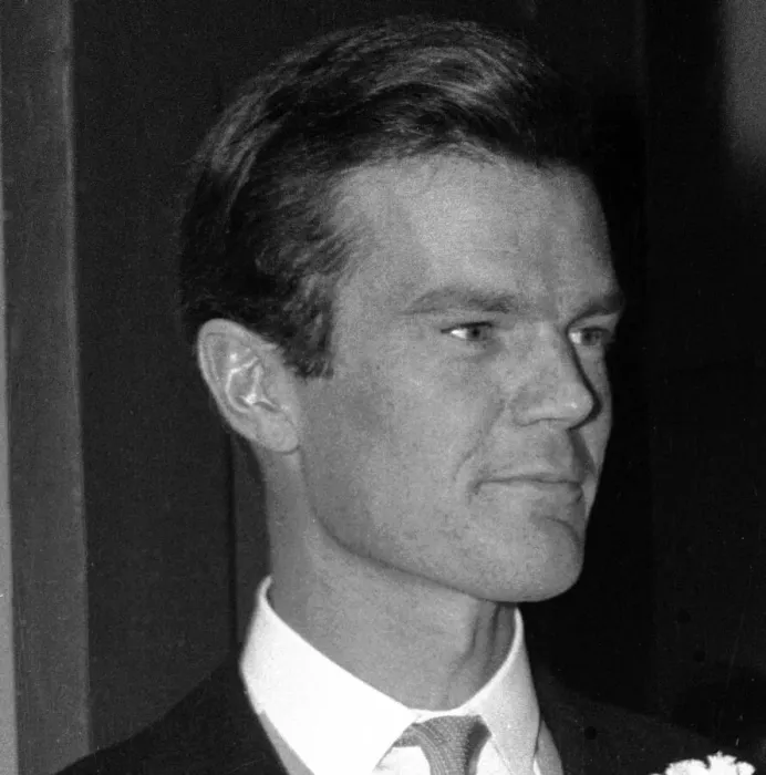 Framed Print : Allan Clark 30 seen here after his London Society Wedding to sixteen year old Caroline