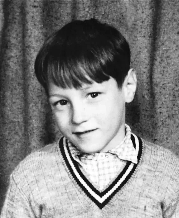 Framed Print : Allan Wells athlete runner sprinter age 7 as young boy school boy child head shot