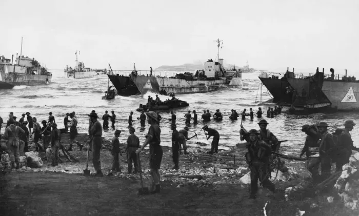 Framed Print : The Allied invasion of Sicily, codenamed Operation Husky Framed Print : The Allied invasion of Sicily, codenamed Operation Husky