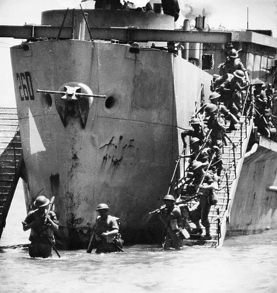 The Allied invasion of Sicily, codenamed Operation Husky