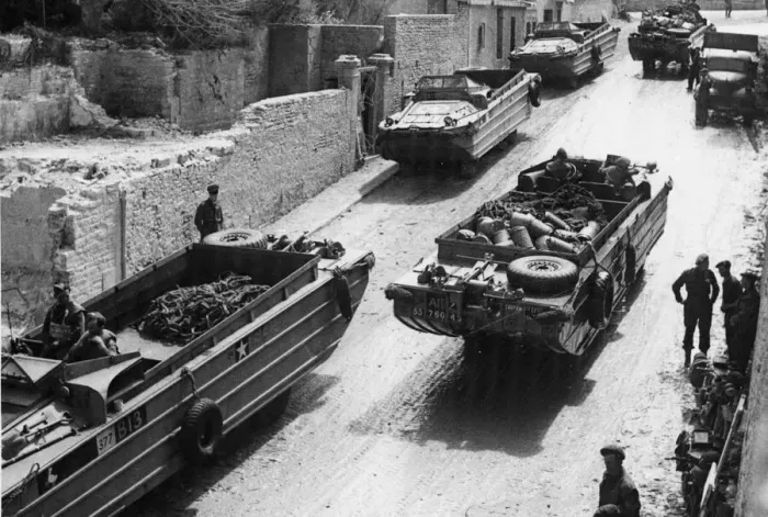 Framed Print : Allied Liberation of Europe: Allied reinforcements arrive in Normandy, Northern France