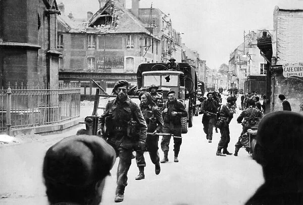 Allied troops proceed inland into Northern France on the mission to liberate France