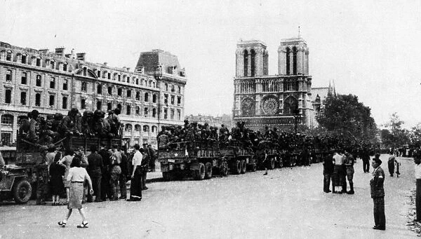 Allies enter Paris, France. August 1944