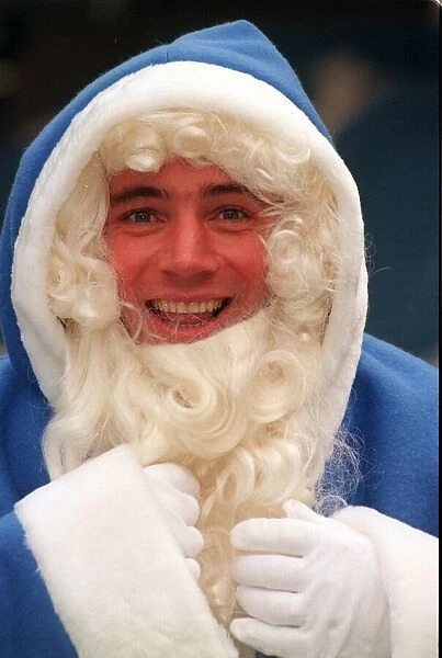 Ally McCoist Rangers football player December 1997 Wearing blue