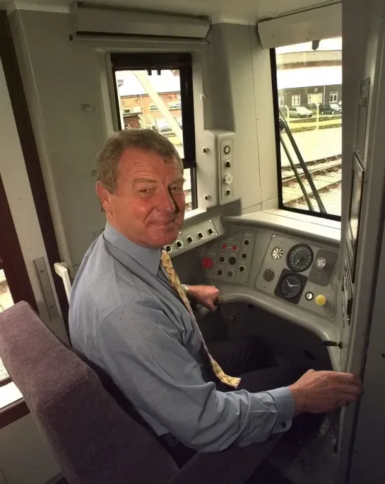 Framed Print : ALSTOM. Alan Williams. Lib-Dem leader Paddy Ashdown visited ALSTOM (train makers