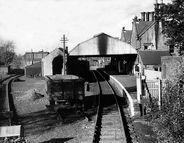 Alston Railway Station pictured on 30th October 1959