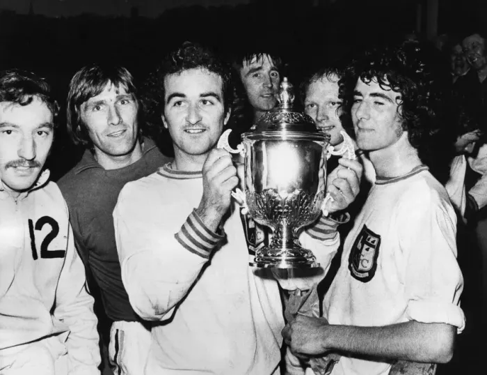 Framed Print : Alvechurch captain Kevin Lyne holds the West Midlands League Cup after a 3-0 victory over Framed Print : Alvechurch captain Kevin Lyne holds the West Midlands League Cup after a 3-0 victory over